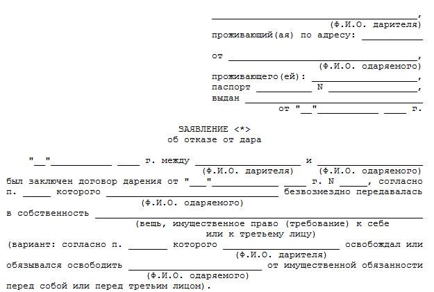 Ндфл с договора дарения